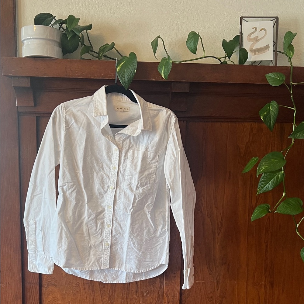 Tradlands White Button Down Shirt
